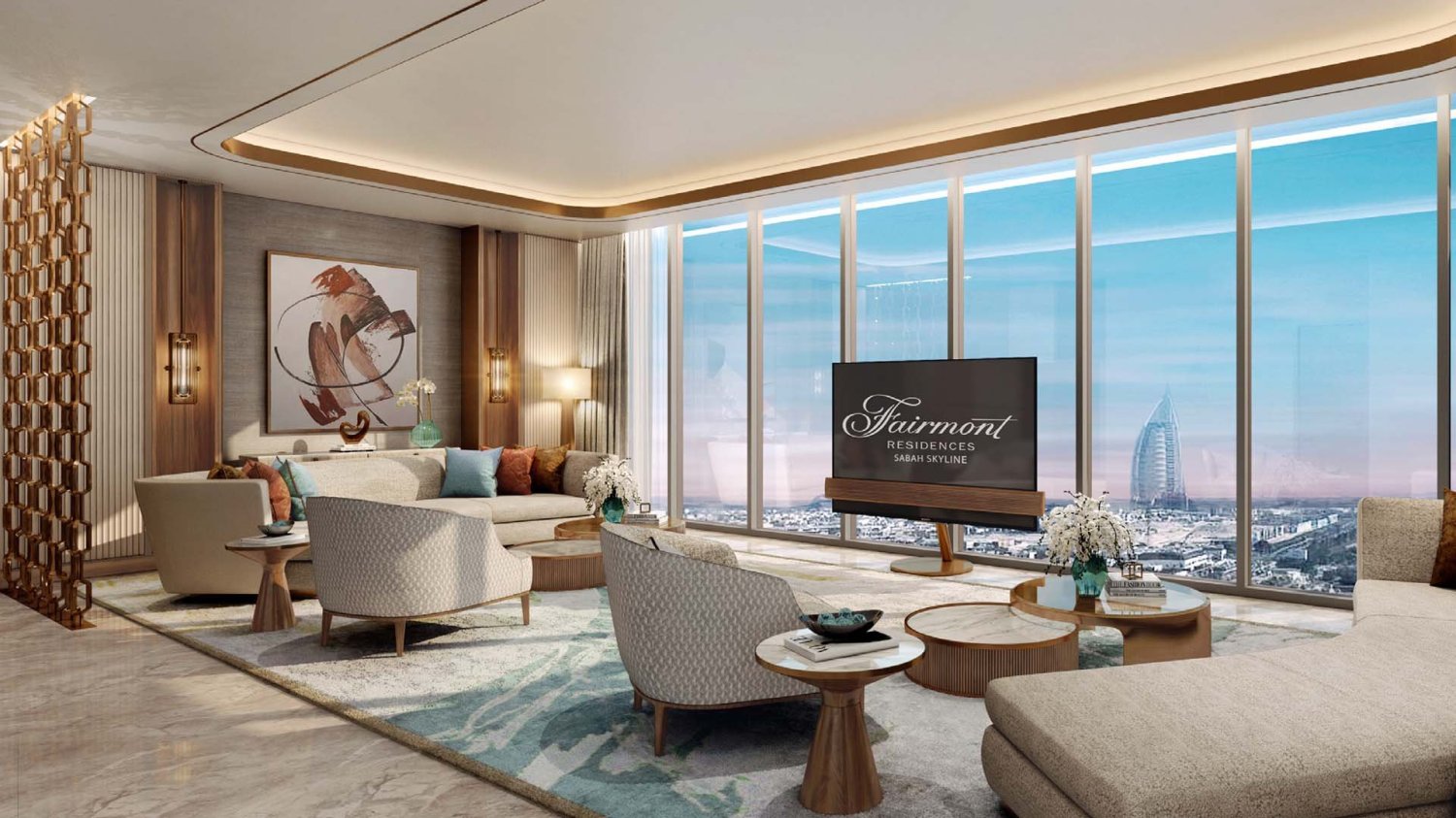 Квартира с 2 спальнями в FAIRMONT RESIDENCES, Al Sufouh, ОАЭ № 59777