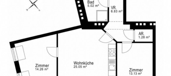 Apartamento T2 em Margareten, Austria N.º 156878 10