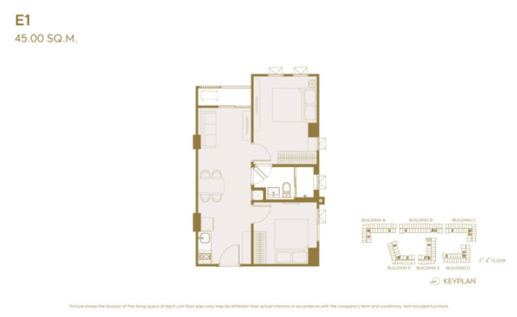 2 Schlafzimmer Eigentumswohnung in Bang Na, Thailand, Nr. 68849