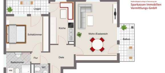 2-salle Appartement à Tirschenreuth, Germany No. 292367 14