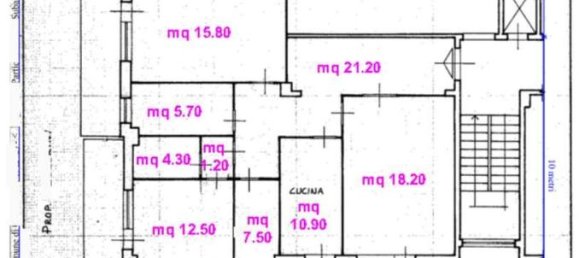 4 rooms Apartment in Ancona, Italy No. 81654 12