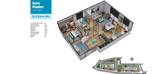 2 rooms Apartment in Maltepe, Turkey No. 27228 4