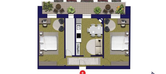 Apartamento de 3 habitaciónes en Monti, Italy No. 220584 41