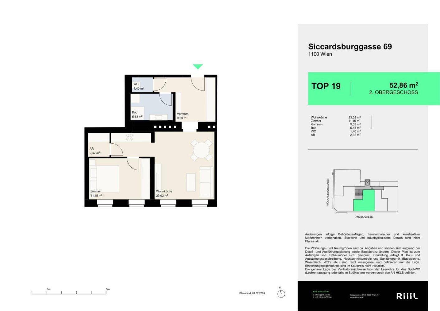 2-salle Appartement à Favoriten, Austria No. 90249