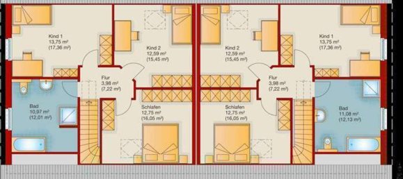 Земельный участок с 3 спальнями в Штаакен, Германия № 285721 8