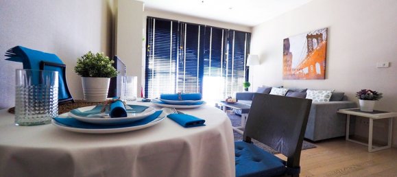 Кондоминиум  с 1 спальней в Бангкок, Таиланд № 20385 4