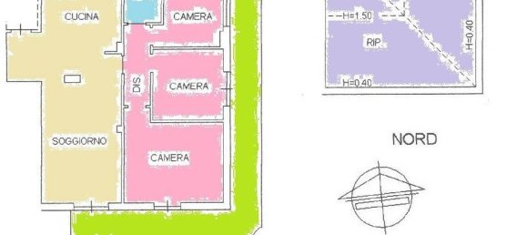 Квартира с 3 спальнями в Атри, Италия № 178241 41