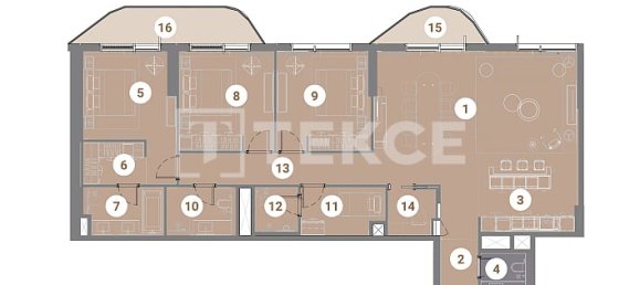 2 dormitorios apartamento en venta en Dubai, UAE № 68174 30