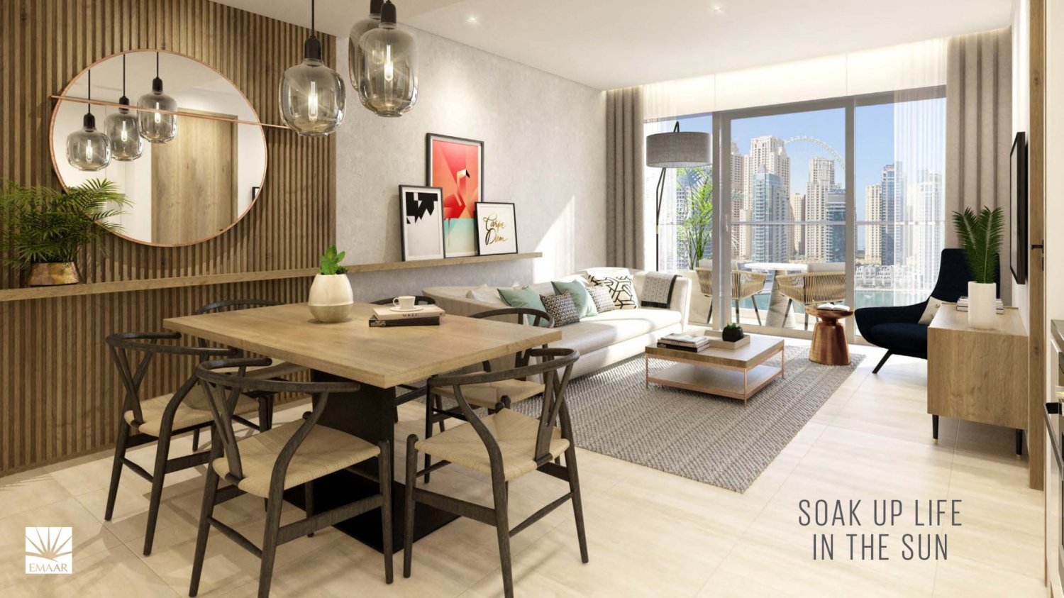 Квартира 75м² в VIDA RESIDENCES DUBAI MARINA, Дубай, ОАЭ № 60632