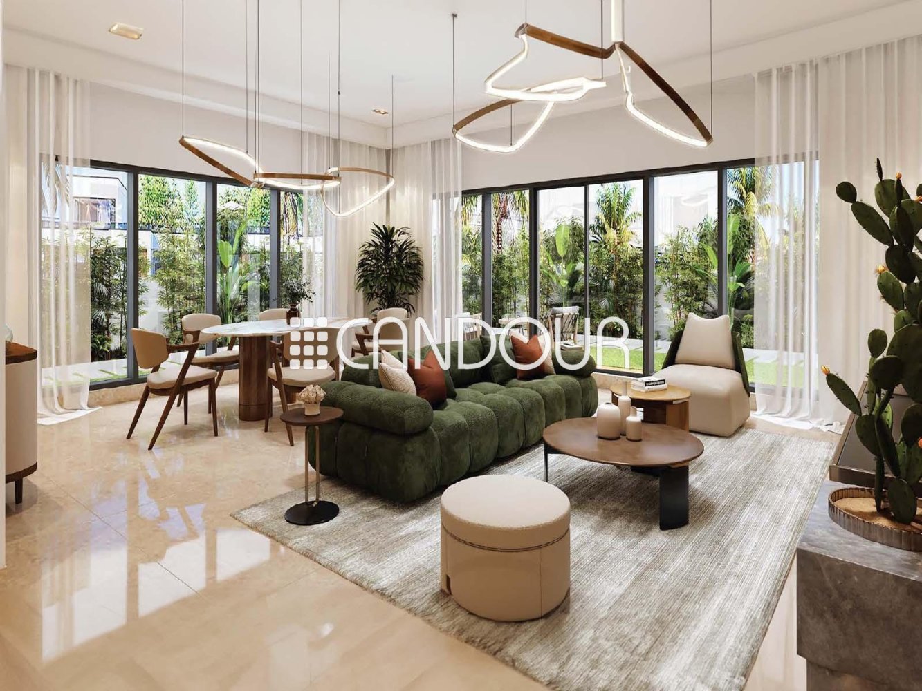 4 غرف نوم تاون هاوس في Dubai Land, UAE رقم 53924