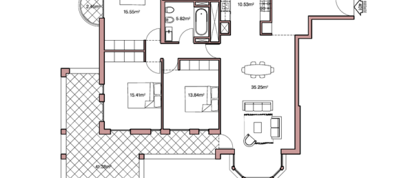 3 غرف نوم شقة في Germasogeia, Cyprus رقم 8080 2
