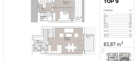 Duplex T2 em Bruck an der Grossglocknerstrasse, Austria N.º 155145 11