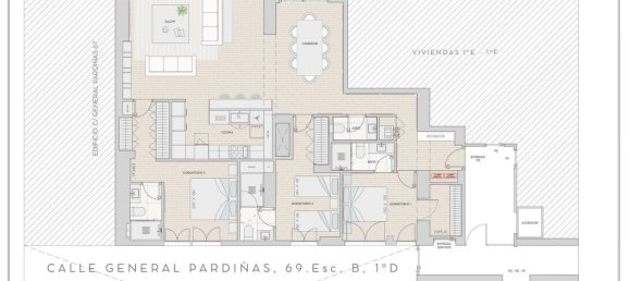 Квартира с 3 спальнями в Мадрид, Испания № 102290 23