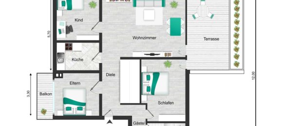 3 bedrooms Apartment in Bergisch Gladbach, Germany No. 116145 19
