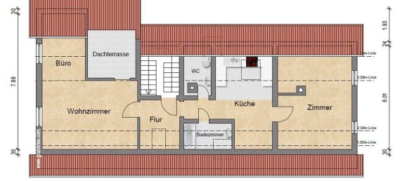 Квартира с 2 комнатами в Альб-Дунай, Германия № 332494 18