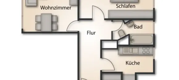 1 Schlafzimmer Wohnung in Wilmersdorf, Germany, Nr. 48582 13