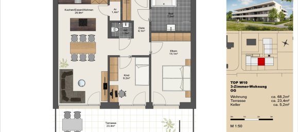 3-salle Appartement à Feldkirch, Austria No. 55920 2