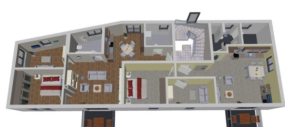 3غرفة شقة في Rostock, Germany رقم 335231 14