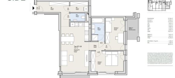 Dúplex de 3 habitaciónes en Dobling, Austria No. 189693 22
