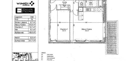 Apartamento de 1 dormitorio en Tourcoing, France No. 332872 2