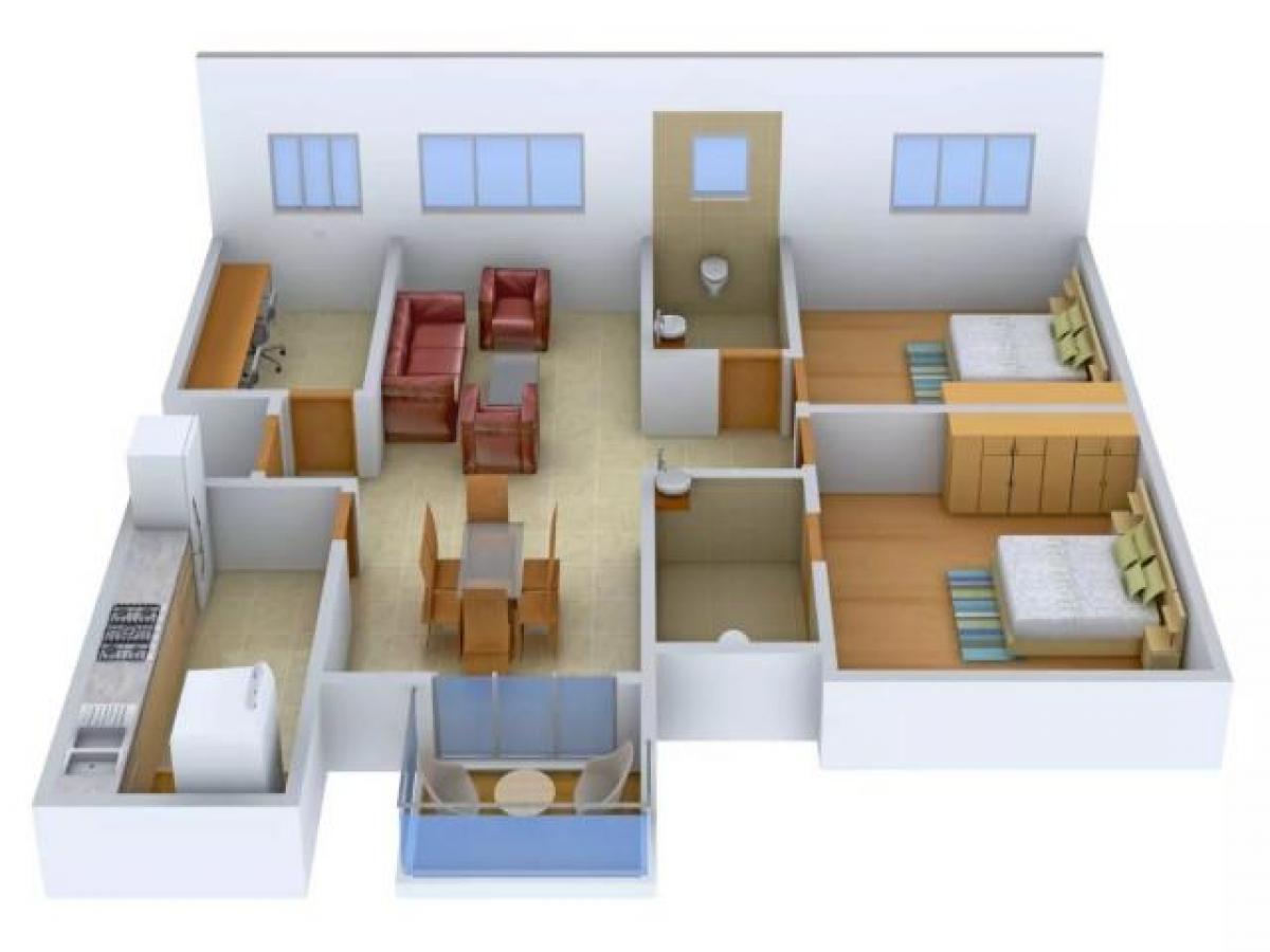 2 Schlafzimmer Haus in Bangalore, India, Nr. 50793