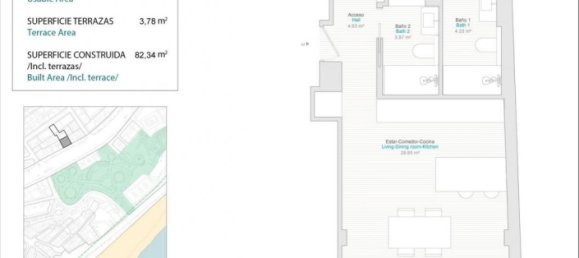 2 Schlafzimmer Wohnung in Villajoyosa, Spain, Nr. 13559 6