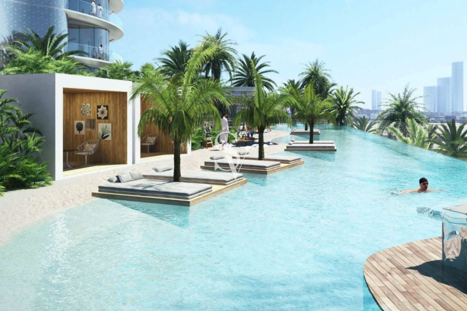 Apartamento T1 em Dubai Media City, UAE N.º 197589