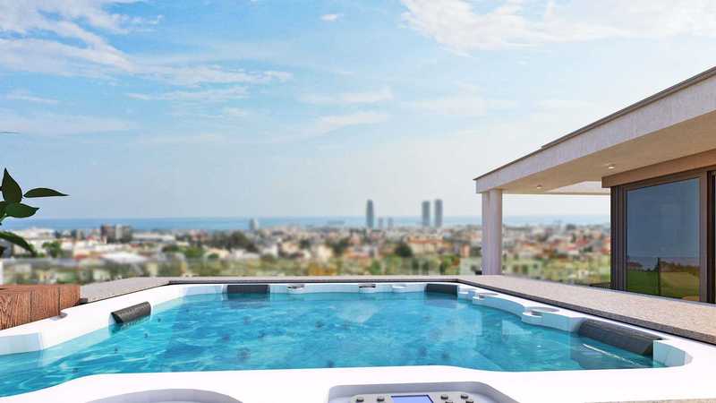 3 bedrooms Penthouse in Agios Athanasios, Cyprus No. 8250