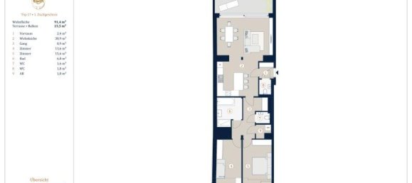 3-Zimmer Penthouse in Alsergrund, Austria, Nr. 247052 8