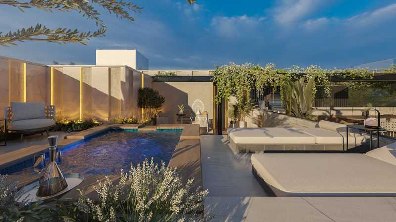 Ático de 3 dormitorios en Germasogeia, Cyprus No. 20504