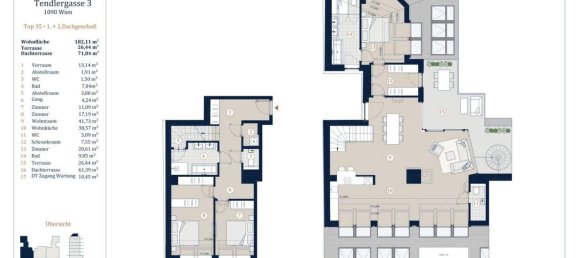 4 rooms Apartment in Alsergrund, Austria No. 127177 8