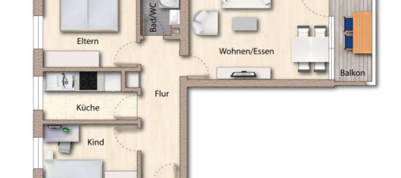 2 غرف نوم شقة في Munich, Germany رقم 348989 4