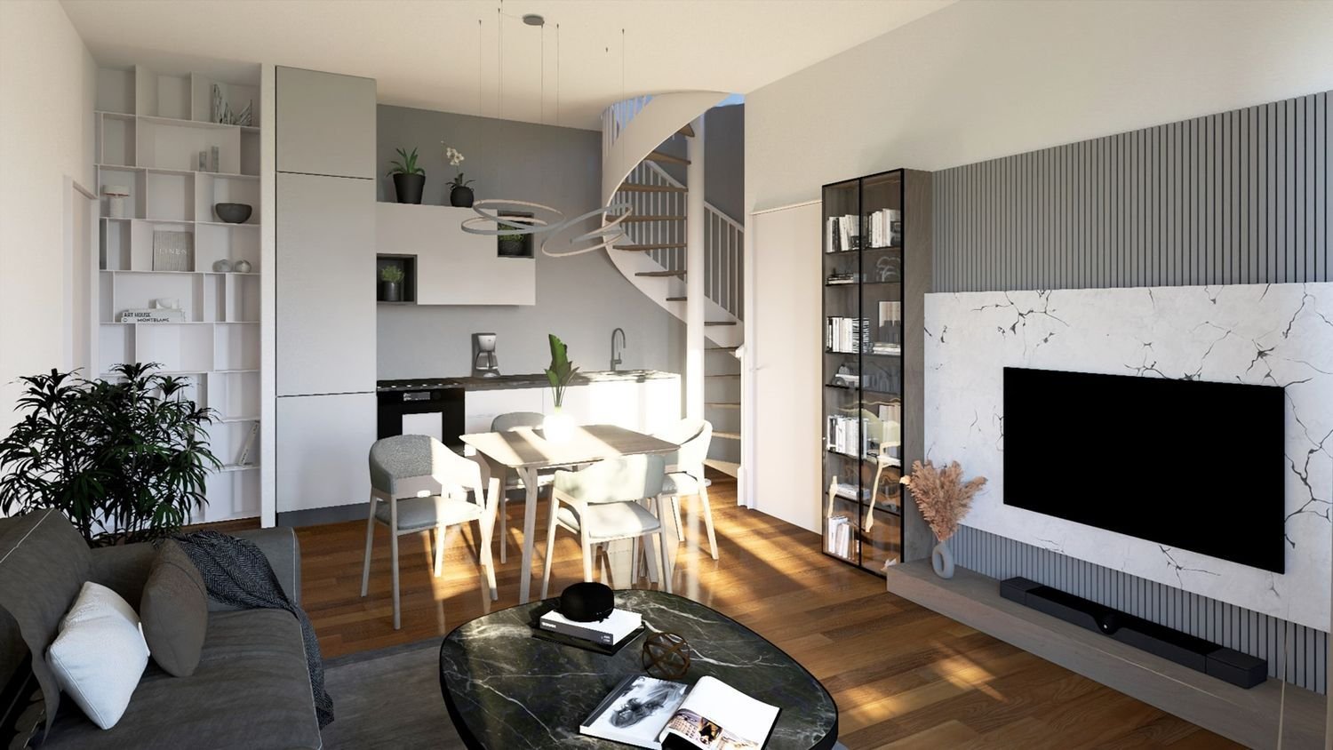 Дуплекс с 4 комнатами в Лентате суль Севезо, Италия № 3821