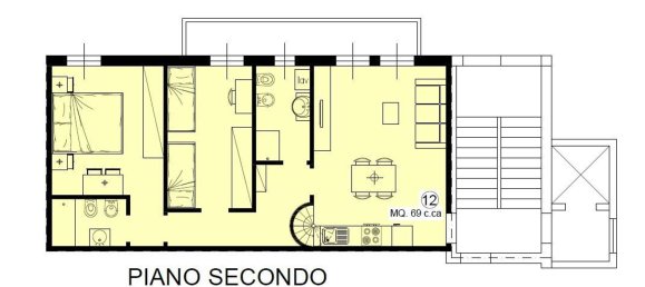 4 rooms Duplex in Lentate sul Seveso, Italy No. 3821 12