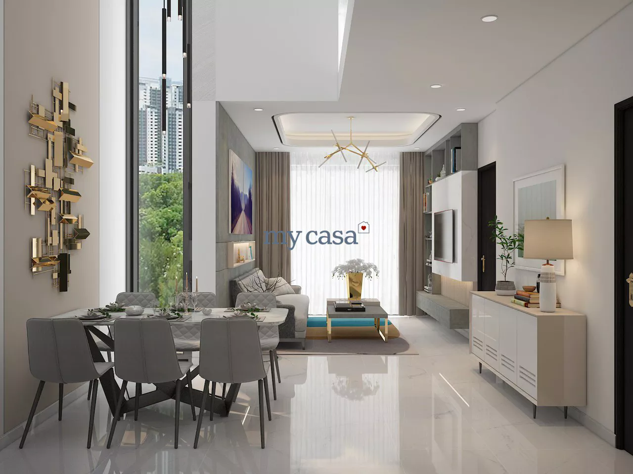 3 dormitorios apartamento en alquiler en Thu Duc, Ho Chi Minh, Vietnam № 9484