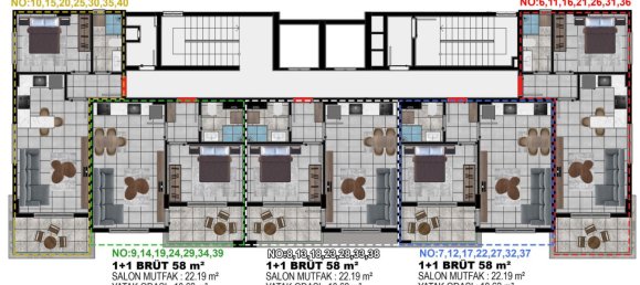 Apartment 1+1 in Alanya, Turkey No. 17390 12