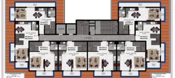 Wohnung 1+1 in Avsallar, Turkey, Nr. 31552 18