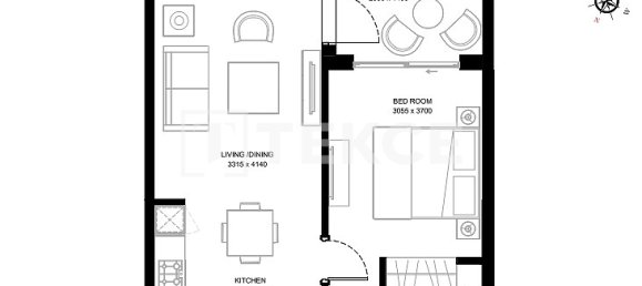 1 غرف نوم شقة في Meydan, UAE رقم 15409 9