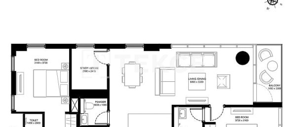 1 غرف نوم شقة في Meydan, UAE رقم 15409 11