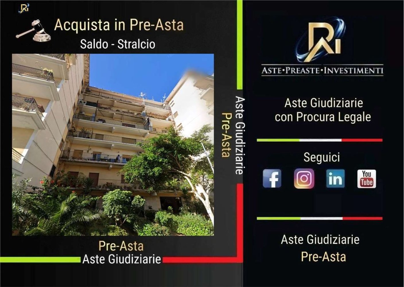 5 rooms Apartment in Messina, Italy No. 47931