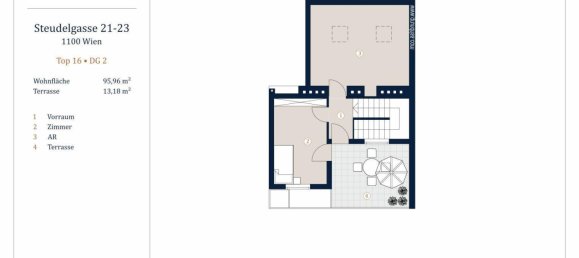 4غرفة منزل ذو طابقين في Favoriten, Austria رقم 71373 16