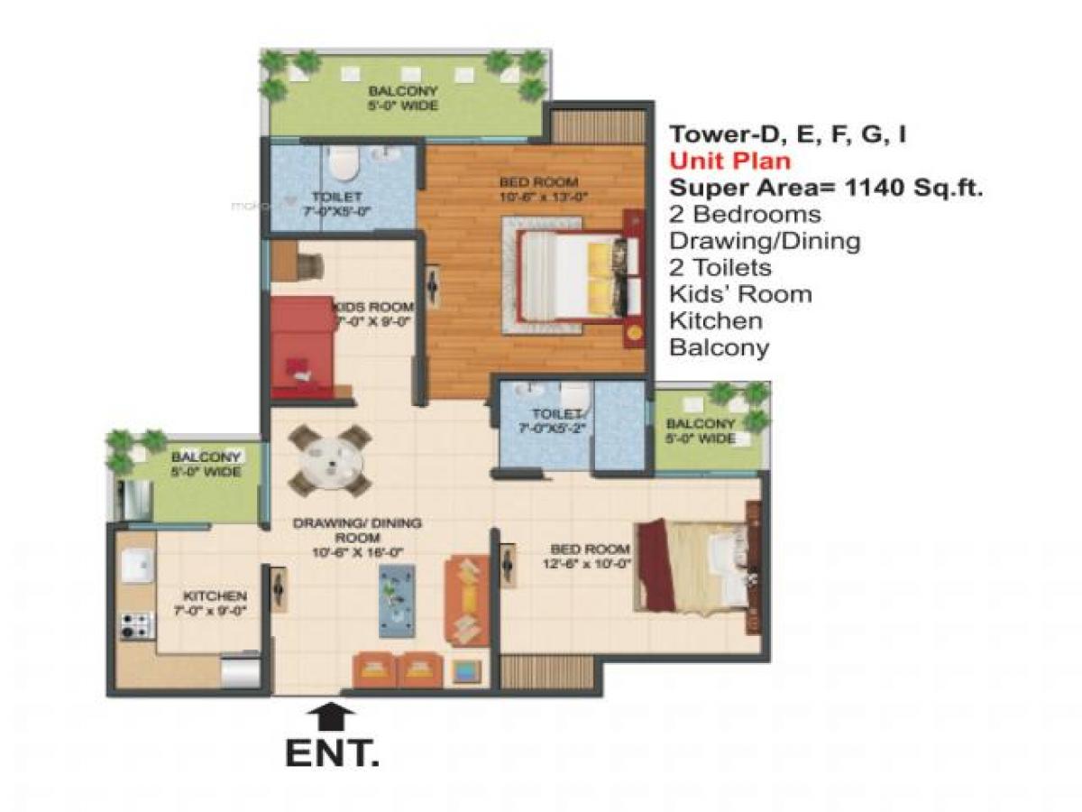 2 chambres Maison à Noida, India No. 14531