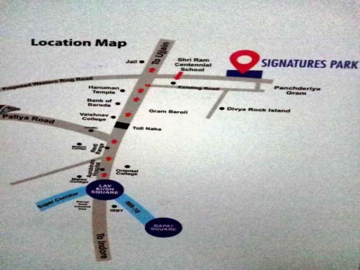  قطعة أرض في Indore, India رقم 33069