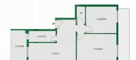 3 rooms Apartment in Bari, Italy No. 18770 2