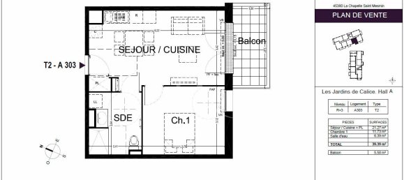 Estúdio em La Chapelle-Saint-Mesmin, France N.º 349754 2