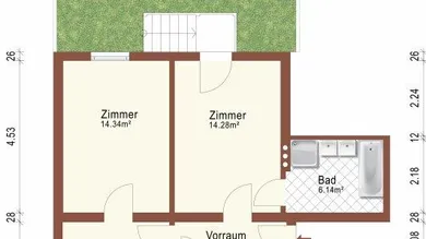 Квартира с 3 комнатами в Зальцбург-Умгебунг, Австрия № 204040