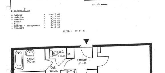 Apartamento T1 em Metz, France N.º 280482 2