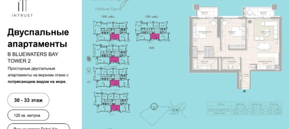 Недвижимость с 2 спальнями в Дубай, ОАЭ № 7441 8