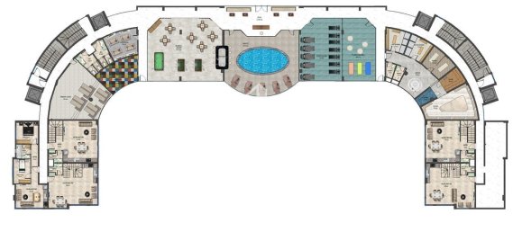 Квартира 1+1 в Конаклы, Турция № 4934 25