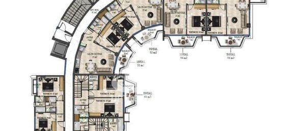 Квартира 1+1 в Конаклы, Турция № 4934 26